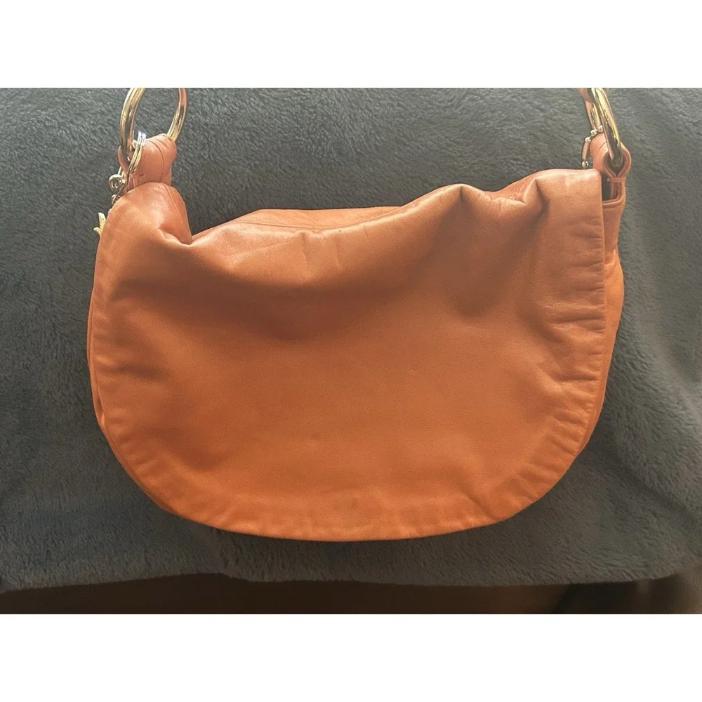 COACH - Genuine Leather - Hobo - Shoulder Bag #13652 - Tangerine - PLUS WALLET